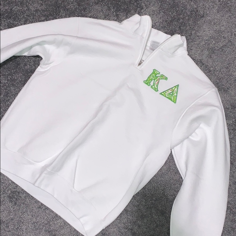 Kappa Delta quarter zip Lilly Pulitzer pattern